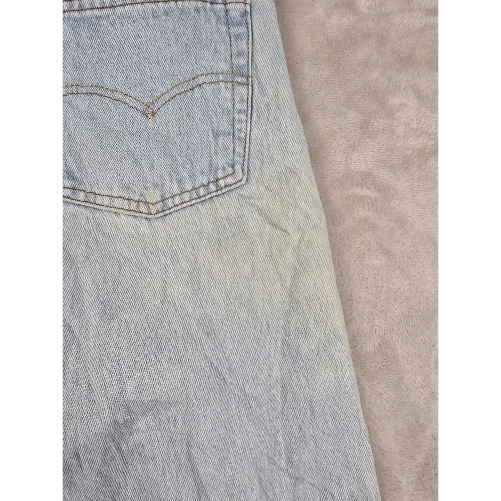 Vintage Levi's 501 Button Fly Jeans Mens 36x32 Fit 34x31 Blue Made In USA 80s